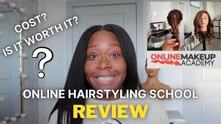 Online Hair School Become A Certified Hairstylist At HOME  OMA Pro Hairstyling Course Review [upl. by Renrut7]