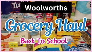 NEW WEEKLY GROCERY HAUL  WOOLWORTHS AUSTRALIA  BACK TO SCHOOL  HOMEMAKING WITH HAMPTON NOTE [upl. by Ynnad]