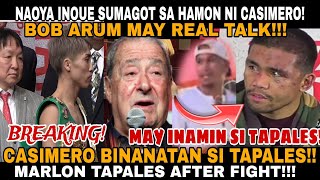 OMG TAPALES KALAGAYAN AFTER FIGHT INOUE SUMAGOT SA HAMON NI CASIMERO KAMPO NI TAPALES MAY INAMIN [upl. by Alios]