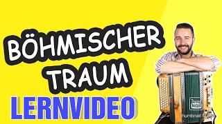 Böhmischer Traum  Lernvideo Steirische Harmonika BEsAsDes [upl. by Haliek487]