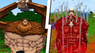 ESSE MOD DE ATTACK ON TITAN no MINECRAFT É COISA DE MALUCO [upl. by Amity]