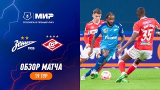 Highlights Zenit vs Spartak  RPL 202324 [upl. by Eignat]