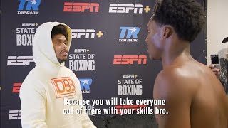 Shakur Stevenson GIVES Abdullah Mason a MILLION DOLLAR advice after getting KNOCKDOWN 2X [upl. by Osbourne]