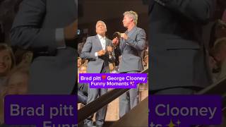 Brad Pitt and George Clooney funny moments antesedepois beforeandafter shorts viralvideo [upl. by Vonny]