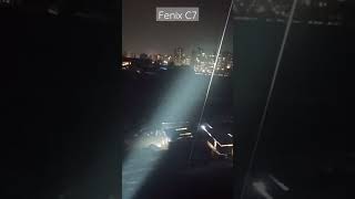 Fenix C7 flashlight Great throw EDCIndiaLightMen [upl. by Eamaj]