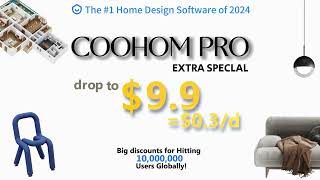 Coohom Sale  Get Coohom Today For Only 99 [upl. by Nylrebmik]