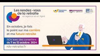 Webinaire des RDV de la retraite  Un nouveau départ ça se prépare [upl. by Annawat]