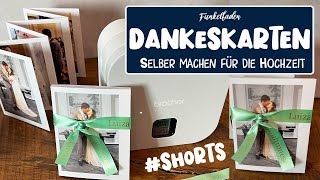 DIY Dankeskarten für Hochzeit selber machen  Foto Leporello [upl. by Gladwin365]