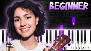 Rises the Moon  Liana Flores  BEGINNER Piano Tutorial [upl. by Ennovart]