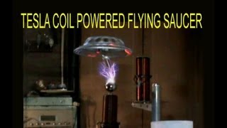 quotAntigravityquot Method 15b Pt b of 15 Worlds 1st Free Flight of A Tesla Coil powered Flying Saucer [upl. by Eerahc]