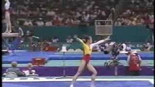 Kui YuanYuan 96 olympics floor exercise compulsory [upl. by Cynarra]