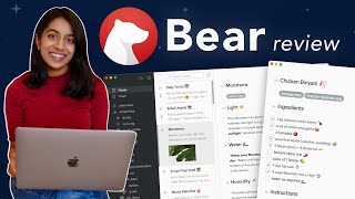 Bear App The Minimal Secure Evernote Alternative not sponsored [upl. by Montague]