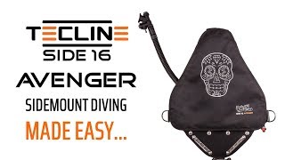 Tecline Side 16 Avenger explained  sidemount diving made easy [upl. by Colver]