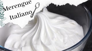 MERENGUE ITALIANO Receta facil y deliciosa [upl. by Bremble457]