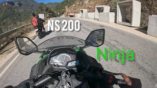 Kawasaki ninja 300 ride  chamoli gopeshwar road  villagelife kawasakininja mountainrider11 [upl. by Dianthe]