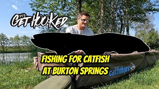 GIANT Catfish Fishing at Burton Springs [upl. by Yenar]