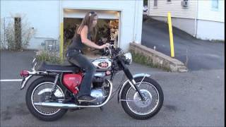 Powersports Passion 1969 BSA Lightning 650 1978 Triumph Bonneville 750 review [upl. by Kehoe5]