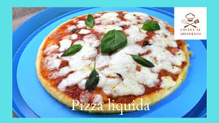 Pizza liquida  facile e veloce [upl. by Yllod]