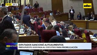 Diputados sancionó autoaumentos y otros privilegios en el PGN 2025 solo falta promulgación de Peña [upl. by Tybalt]