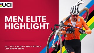 Men Elite Highlights  2021 UCI Cyclocross World Championships [upl. by Ashjian]