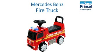 Mercedez Benz Fire Truck Video de Armado [upl. by Harmaning]