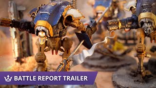 Imperial Knights vs Castellans of the Rift  CODEX LAUNCH DAY  Warhammer 40k Battle Report Trailer [upl. by Sharon]