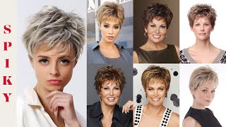 Trendy Spiky Hairstyles for Women to Look Younger  Short Hair Ideas [upl. by O'Callaghan]