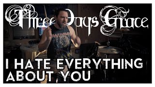 Three Days Grace  I Hate Everything About You  Drum Cover  Vegard Hodnebrog [upl. by Bor]