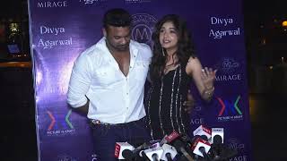 Shiv Thakare amp Other Celebs At Divya Agarwal Birthday Bash [upl. by Eahsat]