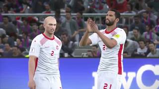 PS4 PES 2017 Gameplay RD Congo vs Tunisie HD [upl. by Orecic953]