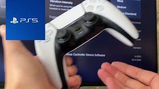 How to TURN OFF Vibration on PS5 Controller [upl. by Lrub]