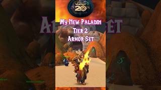 My NEW Paladin Tier 2 Armor Set  20th Anniversary World of Warcraft  The War within Game [upl. by Tiana]