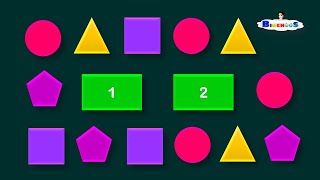 Shapes for kids  Preschool Learning  Kids Activity to Count Shapes [upl. by Durning]