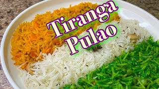 Tiranga pulao l Tricolor Rice l Republic day special l colorful pulao l vegetables pulao l rice l [upl. by Bouley407]