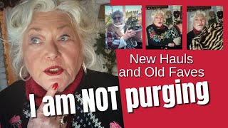 New Goodwill and Walmart Hauls  Clothes I Cannot Purge  Red is for Valentines  Over 60 [upl. by Schroth]