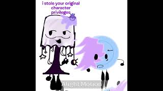 I hate this bfb tpot bfdi osc objectshowcommunity battleforbfdi battlefordreamisland [upl. by Anirbys183]