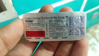 Teczine 5mg Tablet  Levocetirizine Dihydrochloride 5mg tablet  Teczine 5mg Tablet Uses Benefits [upl. by Shel]