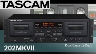 New TASCAM 202ᴍᴋVII cassette deck  Detailed review [upl. by Huntley]