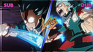 Deku vs Flect Turn  Dub vs Sub  SerPent3 [upl. by Eckblad]