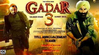 Gadar 3 Full Movie HD  Gadar 3 Full Movie Hindi dubbed  Gadar 3 Sunny Ki Full Movie Gadar 3 [upl. by Mroz722]