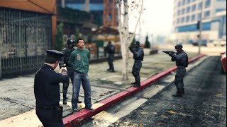 GTA V  DAY 21 IN LSPD  playing GTA 5 As A Police Officer LSPDFR Jaguar KJ Part 3 [upl. by Dawna]