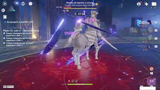 C0R1 Raiden Hypercarry  Abyss 123 Legatus Boss [upl. by Oneal]