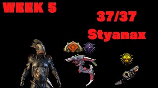 【Warframe】week 5  Deep Archimedea Elite 3737  Styanax Solo [upl. by Fancie610]