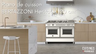 Piano de cuisson BERTAZZONI Heritage 120 cm 2 fours [upl. by Aehsrop295]