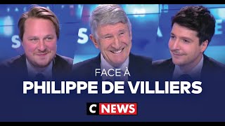 Face à Philippe de Villiers  1er décembre 2023 CNews [upl. by Gavrila530]