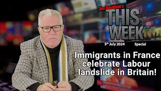 Jim Davidson  Immigrants in France celebrate Labour landslide in Britain [upl. by Hillyer925]