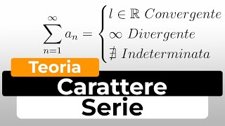 Caratterizzazione di una Serie Numerica  Serie  Analisi Matematica 1 [upl. by Kahler]