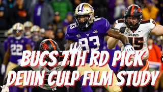 Bucs 7th Rd Pick TE Devin Culp Film Study 2024 Tampa Bay Buccaneers OffSeason [upl. by Skutchan849]