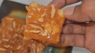 diwalisweets karachihalwa bombayhalwarecipe bombayhalwa sweetsrecipe Sweets [upl. by Lilas]