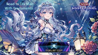 Road To Dlv Max Duelist Cup with Tearlaments Deck Profile  Guide  Game Play  Yugioh Master Duel [upl. by Perretta140]